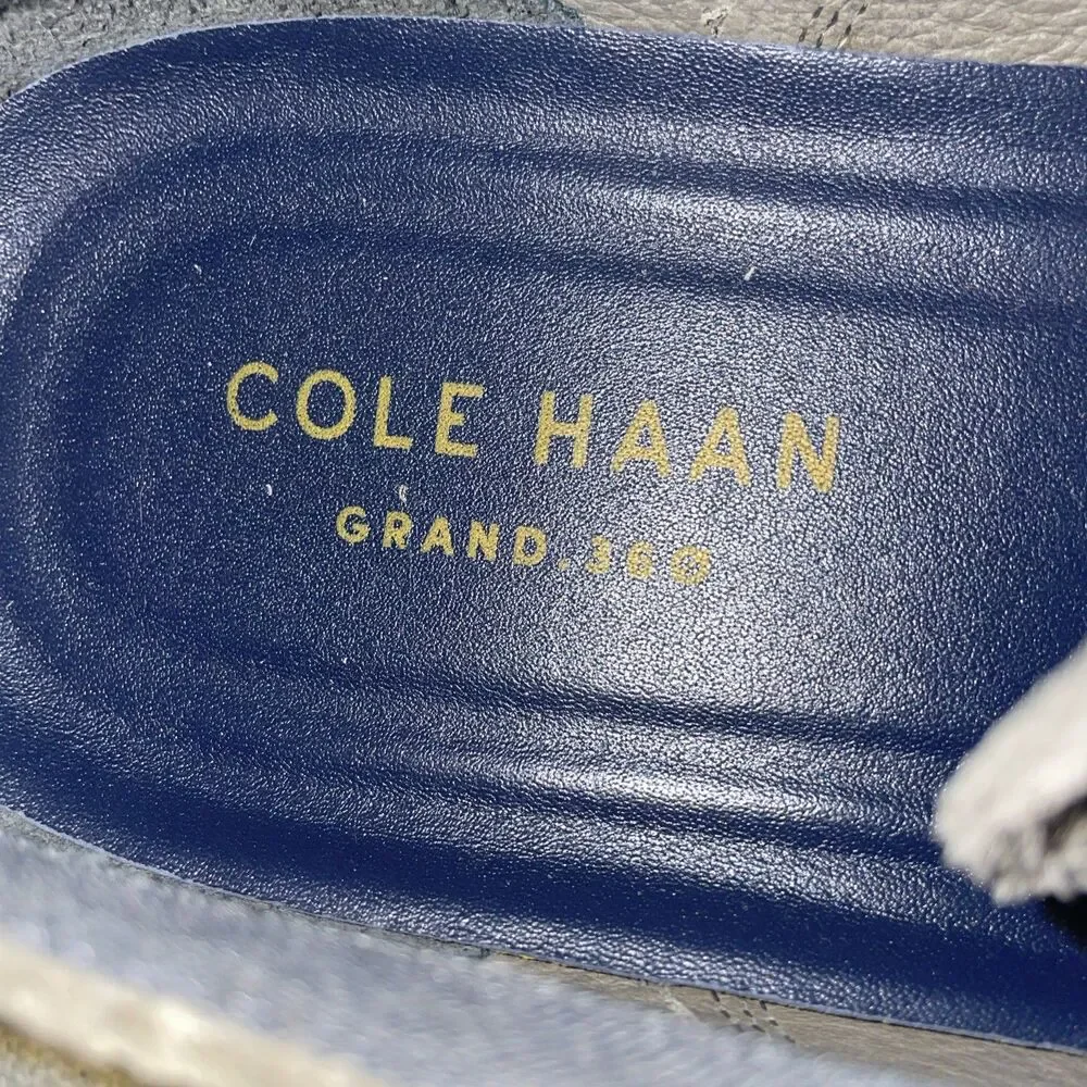 Cole Haan Grand 360 Men’s Dress Shoes Size 11.5 M Gray Suede Leather Going Out